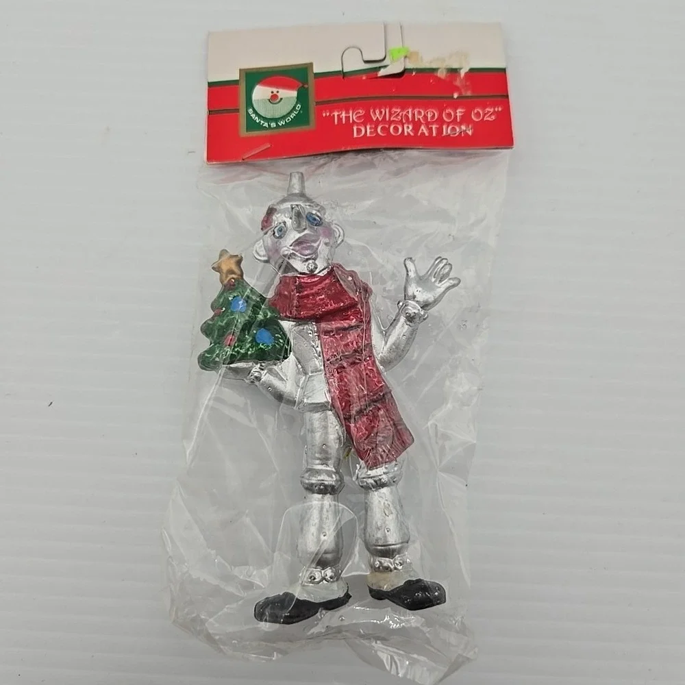 VINTAGE CHRISTMAS SANTA'S WIZARD OF OZ Tin Man ORNAMENT K.ADLER‎